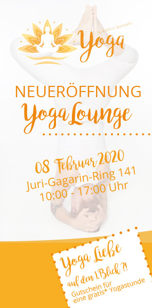 Neueröffnung YogaLounge Neueröffnung YogaLounge